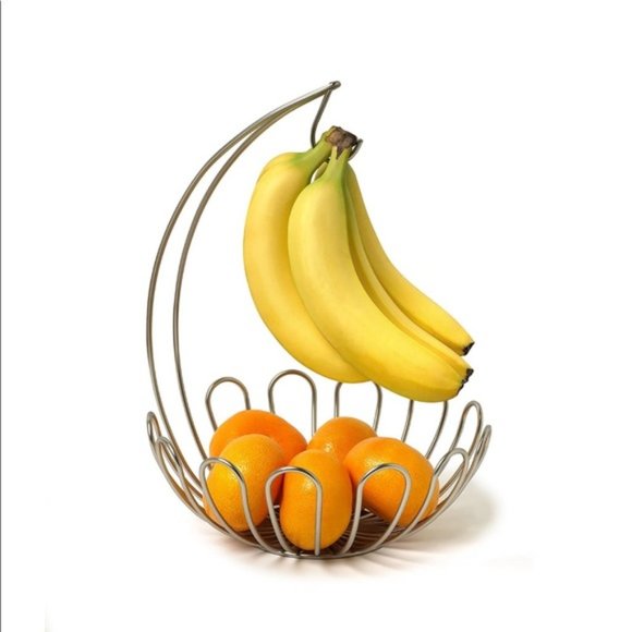 Satin nickel Fruit basket